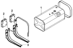 Установка топливного бака/Bracket Mounting Group, Fuel Tank