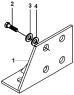 Кронштейн/Left Bracket Group, Rear Suspension