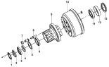 Ступица и тормозной барабан/Rear Hub & Brake Drum Assy.
