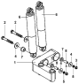 Нижний кронштейн амортизатора/Lower Bracker & Lower Pin, Vibration Damper