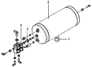 Передний ресивер/Front Air Reservoir Mounting Group