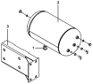 Задний ресивер/Rear Air Reservoir Mounting Group