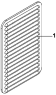 Решетка вентиляционная/Window Ventilator, Air Inlet