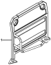 Ограждение пассажирской двери/Rear Guardrail Assy., Passenger's Door