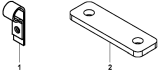 Кронштейны проводов/Bracket Group,Fixing Wire Harness