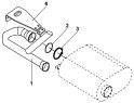 Выхлопная труба/Exhaust Pipe Mounting Group Muffler