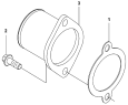 Водяной патрубок/Water Outlet Connector Group
