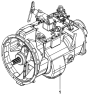 Коробка передач/Transmission with clutch and power takeoff assembly assembly