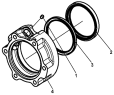 Крышка/Rear Bearing Cover Group,Main Shaft