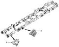 Кронштейны передней рессоры/Fitting Parts Group Of Front Leaf Spring Suspension For Hanging The Frame