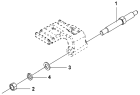 Нижний кронштейн амортизатора/Under The Shock Absorber Bracket And Bottom-pin Group