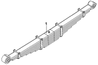 Передняя рессора/Front Leaf Spring Group