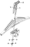 Крепление балансирной подвески/Balance Suspension Connection - Cover, Bolt