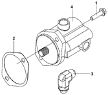 Насос гидроусилителя рулевого управления/Hydraulic Steering Pump Group