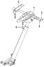 Цилиндр подъема кабины/Tilting Cylinder Mounting Group
