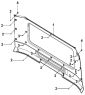 Обивка задней панели/Rear Wall Interior Trim Group