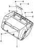 Вещевой ящик потолочной панели/Glove Box Group Of Roof Panel