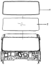 Передняя лобовое стекло и уплотнитель/Front Windshield And Weatherstrip Group