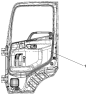 Правая дверь в сборе/Right door assembly