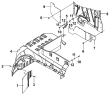 Левый внутренний брызговик/LH Inner Mudguard Group
