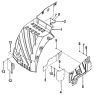Правый внутренний брызговик/Right Inner Mudguard Group
