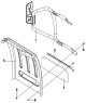Задний левый брызговик/Rear left Mudguard Group