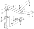 Трубопроводы отопителя/Heater pipeline Group