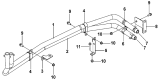 Трубопроводы отопителя/Water Inlet/Outlet Pipe Group Of Heater