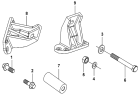 Кронштейн передней подвески двигателя/Engine front mounting bracket