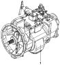 Коробка передач/Transmission with clutch and power takeoff assembly
