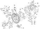 Картер коробки передач/Transmission And Clutch Housing Assembly Group