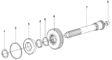 Первичный вал/One Shaft Assembly Group