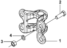 Крюк буксировочный задний/Rear Tow Hook Group