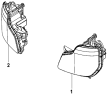 Передняя фара/Front Combination Lamp Group