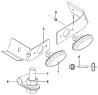Боковые габаритные огни/Side Marker Lamp Group