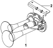Пневматический звуковой сигнал/Air Horn Group