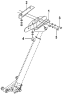 Цилиндр подъема кабины/Tilting Cylinder Mounting Group