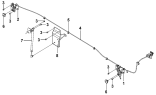 Привод замка передней панели/Front Wall Mask Mechanism Group