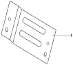 Шумоизоляция правая/RH Sound Insulation Plate Group