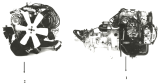 Двигатель в сборе/Engine assembly