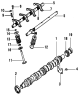 Распределительный вал и клапана/Camshaft throttle value and rock arm