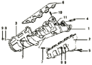 Выпускной коллектор/Exhaust manifold