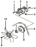 Водяной насос и вентилятор/Water pump and fan