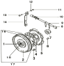 Сцепление/Clutch cover,Disc & Release parts