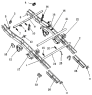 Рама задняя/Rear Chassis Frame-CA1020VRL