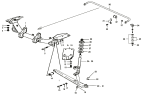 Передняя подвеска/Middle arm welding assembly, front suspension