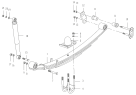 Рессора задняя/Rear leaf spring assembly