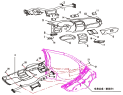 Панель приборов/Instrument Panel, Pad,fitting