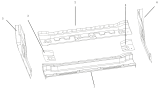 Пол кабины/Rear welding floor–Frame-CA1020V