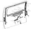 Стеклоподъемник задней двери/BODY - Rear Door Lifter